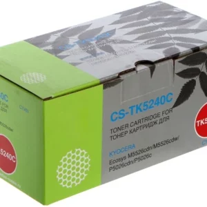 Картридж TK-5240C для Kyocera M5526cdn/M5526cdw/ P5026cdn/P5026cdw голубой (3000 стр.) Cactus