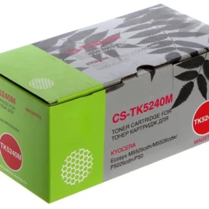 Картридж TK-5240M для Kyocera M5526cdn/M5526cdw/ P5026cdn/P5026cdw пурпурный (3000 стр.) Cactus